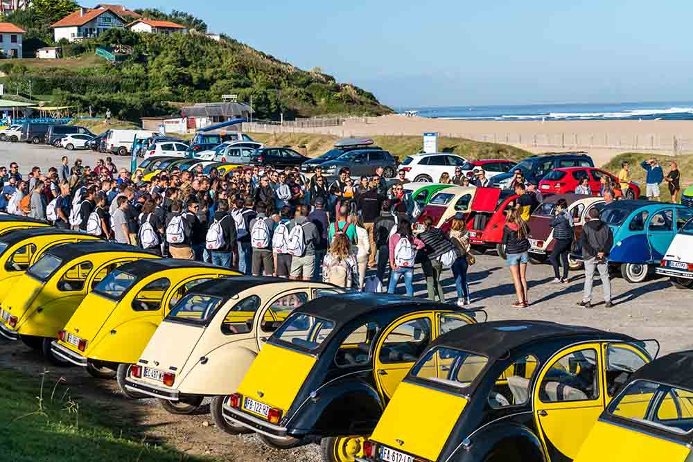 Team-building rallye 2CV Biarritz