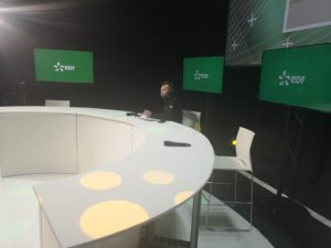 Plateau studio télé